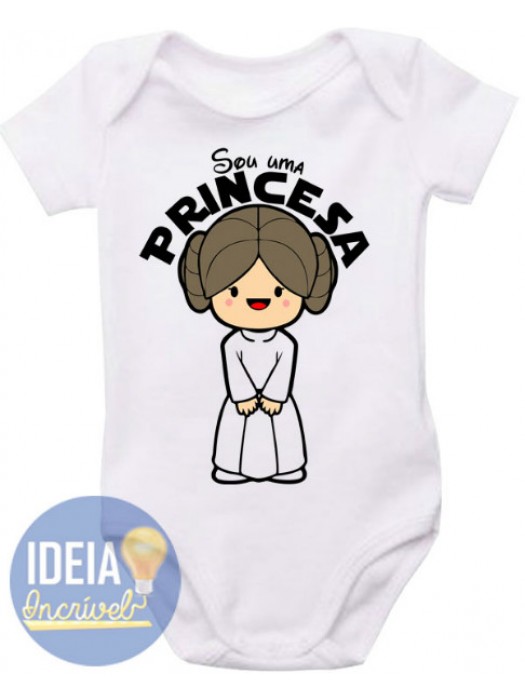 Body Infantil Princesa Leia (Star Wars)