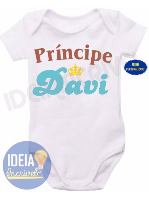 Body Infantil - Príncipe Davi