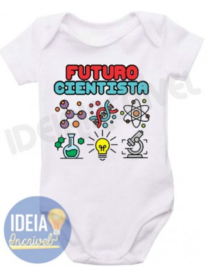 Body Infantil Futuro Cientista
