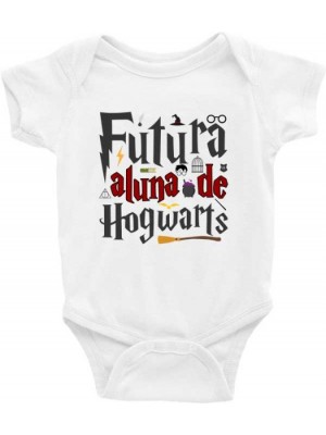 Roupa Body Bebê Infantil Futura Aluna de Hogwarts (Harry Potter)